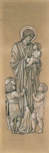 Christus segnet die kleinen Kinder von Edward Coley Burne Jones