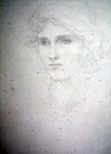 Kopfstudie - Bessie Keane, um 1898