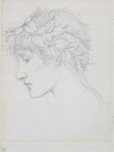 Mit Blättern gekröntes Haupt, ca. 1897