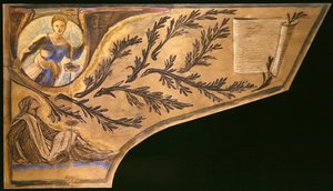 Dichter Muse - Klavierdeckel Papier