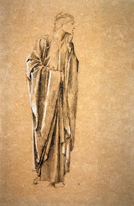 Studie für Danae, ca. 1885 von Edward Coley Burne Jones