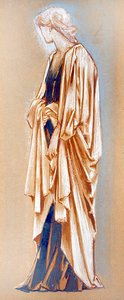 Studie einer drapierten Figur von Edward Coley Burne Jones