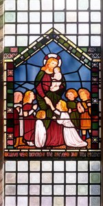 Christus segnet die Kinder (Detail)