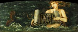 Helen, eine Meerjungfrau, ca. 1880 von Edward Burne Jones