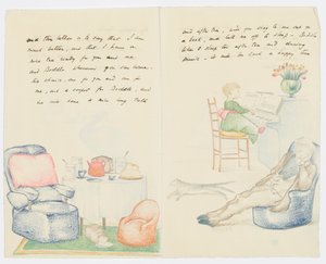 Brief an die Enkelin des Künstlers Angela Thirkell von Edward Burne Jones
