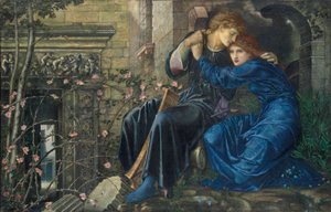 Liebe unter den Ruinen von Edward Burne Jones