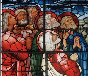Die Himmelfahrt Fenster (Detail)