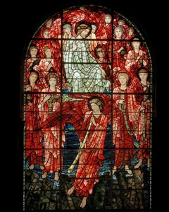 Das Jüngste Gericht Fenster (Detail) von Edward Burne Jones