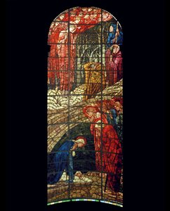 Die Geburt Christi Fenster von Edward Burne Jones