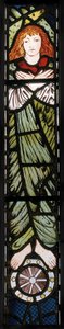Das neue Jerusalem, Engel (Detail) von Edward Burne Jones