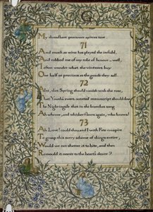 Das Rubaiyat von Omar Khayyam, Verse 71 - 73