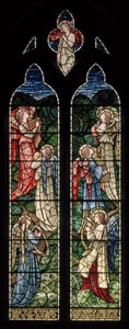 Engel des Paradieses, Engel Musiker (1902-1914) von Edward Coley and Dearle Burne Jones
