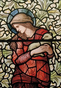 St. Agnes (Detail, 1902-1914) von Edward Coley and Dearle Burne Jones