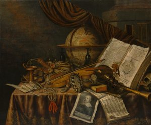 Vanitas-Stillleben, 1662