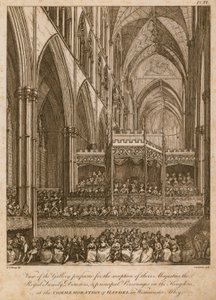 Gedenkfeier für Händel, Westminster Abbey, London von Edward Dayes