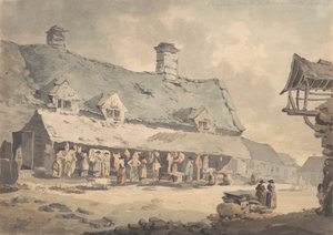 Marktplatz von Corwen, Nordwales