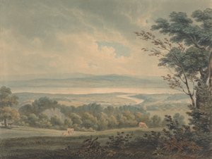 Das Zusammentreffen der Flüsse Severn und Wye, nahe Chepstow