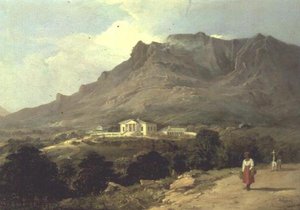 Landschaft bei Mowbray, Kap der Guten Hoffnung von Edward Duncan