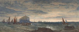 Der Bass Rock bei Morgengrauen von Edward Duncan