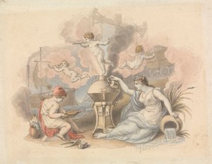 Allegorie des Dampfes