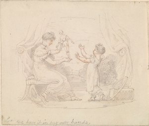 Illustration für Die neue Puppe: Lass es mich in meinen eigenen Händen haben von Edward Francis Burney
