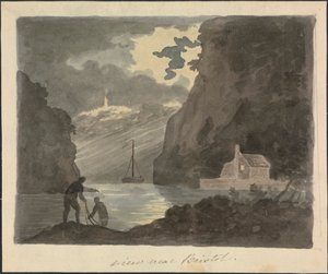 Ansicht in der Nähe von Bristol von Edward Francis Burney