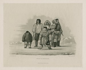 Gruppe von Eskimaux