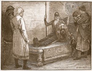 Der Tod von Siward, Illustration aus 