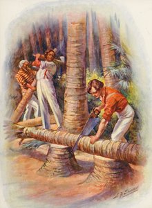 Illustration für Masterman Ready von Captain Marryat