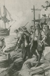Winstanley von Piraten entführt (Lithographie) von Edward Frederick Skinner