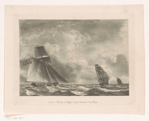 Britische Flotte auf See (Seelandschaften) von Edward Hedges