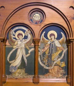 Garstang, St. Thomas, Shrigley & Hunt (1873-1982), Edward Holmes Jewitt (1849-1929), Engel-Reredos, ca. 1877