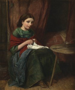Die Stickerin, 1864 von Edward John Cobbett