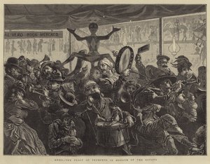 Rom, das Fest der Trompeten zu Ehren der Befana