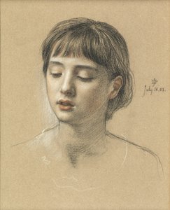 Kopf eines Mädchens, 1883