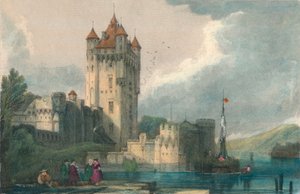 Die gotischen Türme von Ellfeld, ca. 1834 von Edward John Roberts