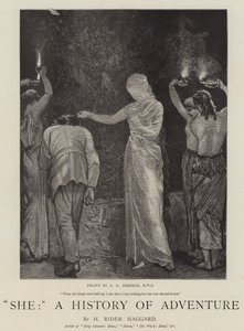 Sie, eine Geschichte des Abenteuers von Edward Killingworth Johnson