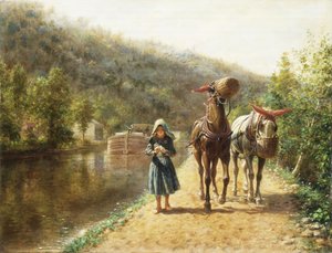 Auf dem Treidelpfad