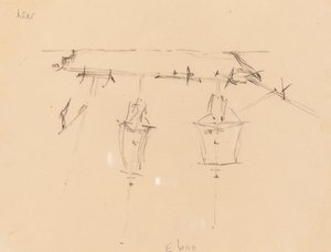 Ein Segelschiff [verso]