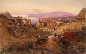 Ein Blick auf Taormina, Sizilien