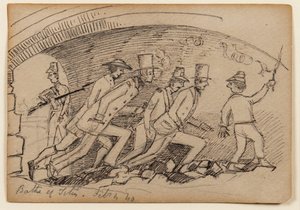 Bäder des Titus, 1840