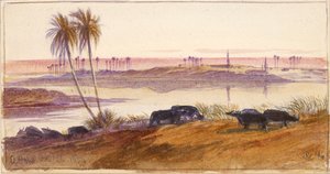 El Hon, Ägypten von Edward Lear