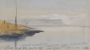 Gebel S. Eredi; 8:45 Uhr, 10. Jan. 1867 (114) von Edward Lear