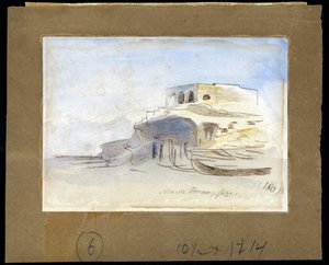 Massa Forno, auf der Insel Gozo, maltesischer Archipel von Edward Lear