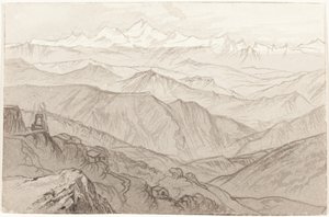 Mount Kinchinjunga (Alles Schöne) von Edward Lear