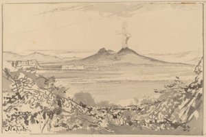 Neapel, 1884-1885 von Edward Lear