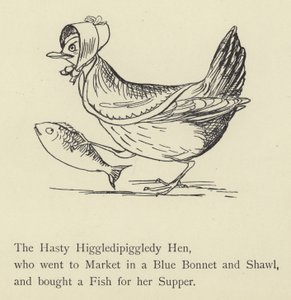 Das hastige Higgledipiggledy-Huhn von Edward Lear