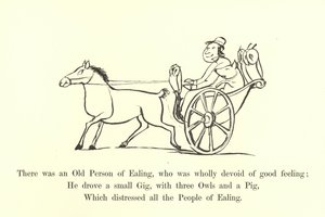 Es war eine alte Person aus Ealing, die völlig ohne gutes Gefühl war