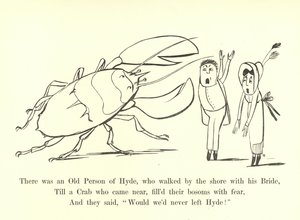 Es war eine alte Person aus Hyde, die am Ufer mit ihrer Braut spazieren ging