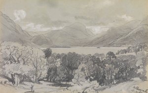 Ullswater, 14. Okt. 1836 von Edward Lear
